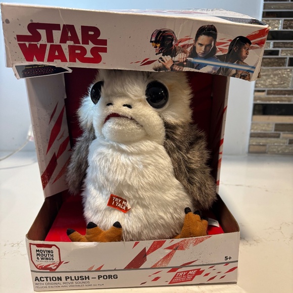 Last Jedi Porg Plush Star Wars Porg Peluche Disney Toys Disney